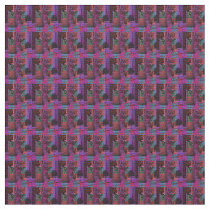 Kitten Pop Art Pattern Stoff