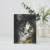 Kitten Postkarte (Stehend Vorderseite)