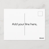 Kitten Postkarte (Rückseite)