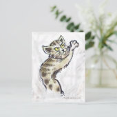 Kitten Postkarte (Stehend Vorderseite)