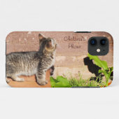 Kitten Reading Wall iPhone 5 Fall Case-Mate iPhone Hülle (Rückseite (Horizontal))