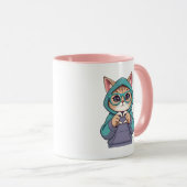 Kitten schickt ihre Liebe Tasse (VorderseiteRechts)