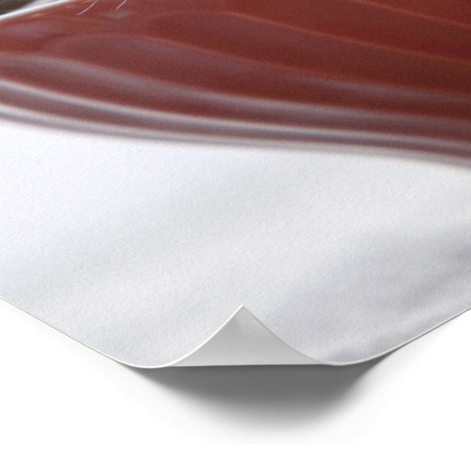 Kitten Schlafen in Bowl Poster (Ecke)