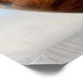 Kitten Schlafen in einer Schüssel Poster (Ecke)