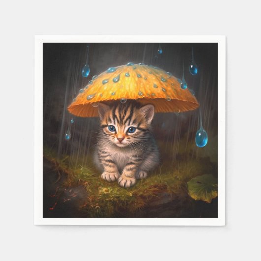 Kitten Serviette (Vorderseite)