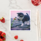 Kitten Serviette (Beispiel)