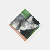 Kitten Serviette (Ecke)