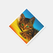 Kitten Serviette (Ecke)