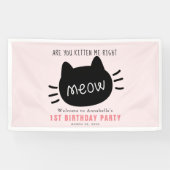 Kitten Sie mir gerade? Banner (Horizontal)