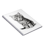 Kitten Sketch Notizblock (Rechte Seite)