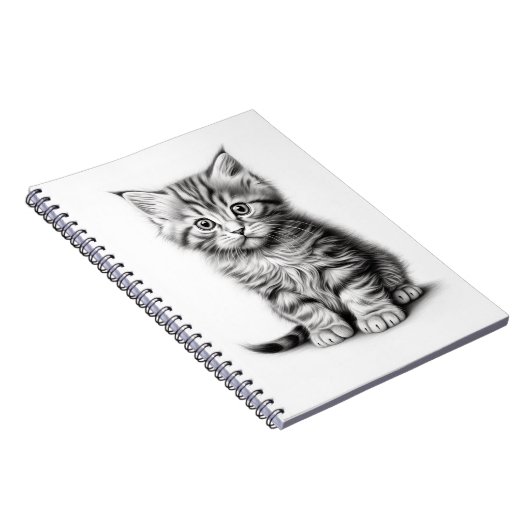 Kitten Sketch Notizblock (Rechte Seite)