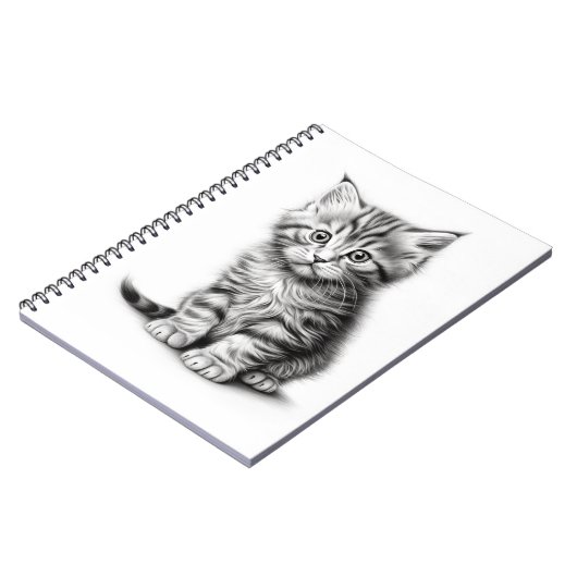 Kitten Sketch Notizblock (Linke Seite)
