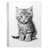 Kitten Sketch Notizblock (Vorderseite)
