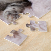 Kitten Sleeping on Towel Puzzle (Seite)