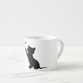 KITTEN SPIELEN MIT SCHALTFLÄCHEN ESPRESSOTASSE (Vorderseite Rechts)