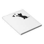 KITTEN SPIELEN MIT SCHALTFLÄCHEN NOTIZBLOCK (angewinkelt)