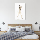 Kitten stehend auf Hinterpfeffern Leinwanddruck (Insitu (Schlafzimmer))