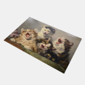 Kitten Symphony von Julius Adam II Fußmatte (Schrägansicht)