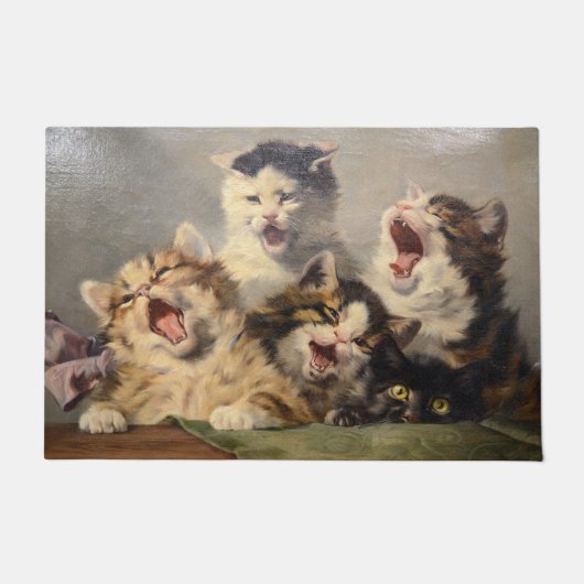 Kitten Symphony von Julius Adam II Fußmatte (Vorderseite)