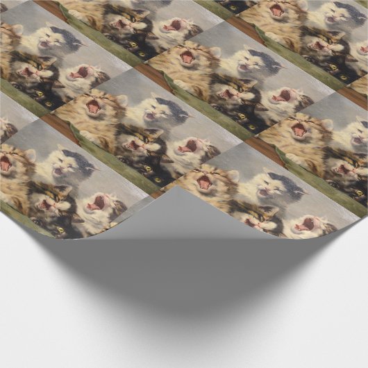 Kitten Symphony von Julius Adam II Geschenkpapier (Ecke)