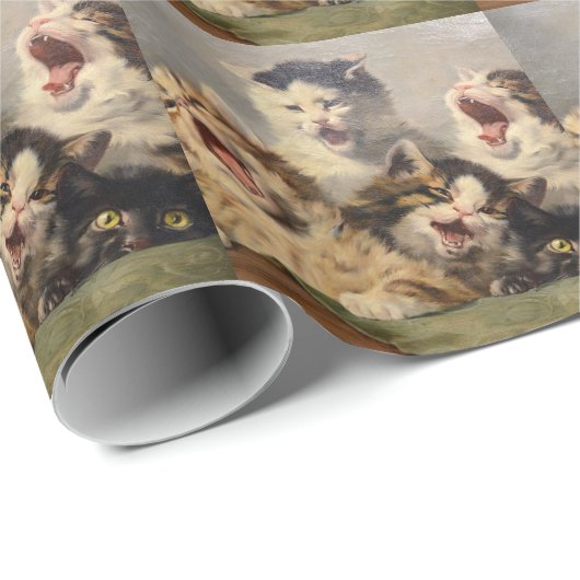 Kitten Symphony von Julius Adam II Geschenkpapier (Rolleneckpunkt)