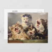 Kitten Symphony von Julius Adam II Postkarte (Vorne/Hinten)