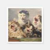 Kitten Symphony von Julius Adam II Serviette (Vorderseite)