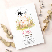 Kitten tabby white Kitty Cat Birthday Einladung