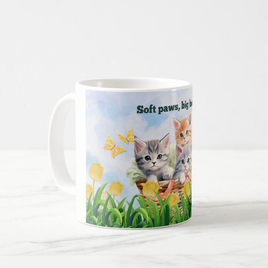 Kitten Theme Classic Tasse (Vorderseite Links)