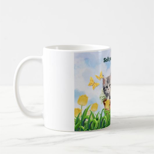 Kitten Theme Classic Tasse (Links)