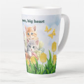 Kitten Theme Latte Tasse (Rechte Ecke)