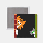 Kitten & Tiger Tales Magnet (Vorderseite/Rückseite)