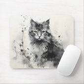 Kitten Tinte Malerei Mousepad (Mit Mouse)