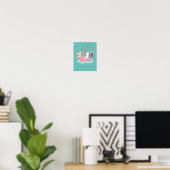 Kitten Umbrella Hoodie Poster (Heimbüro)