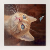 Kitten und Butterfly Puzzle (Horizontal)