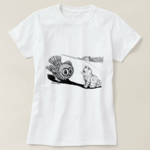 Kitten und Owl, Louis Wain T-Shirt