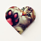 Kitten und Paw Notizblock (Rückseite)