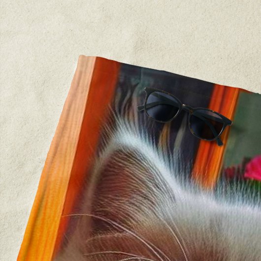 Kitten und Paw Strandtuch (Beispiel)