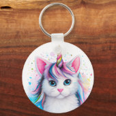 Kitten Unicorn Schlüsselanhänger (Vorderseite)