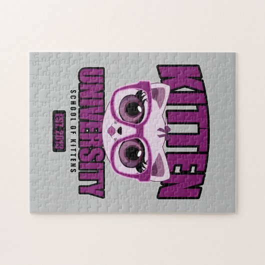 Kitten University - Lila Puzzle (Horizontal)