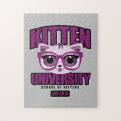 Kitten University - Lila Puzzle (Vertikal)
