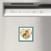 Kitten Valentine Magnet (In Situ (Geschirrspüler))