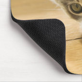 Kitten versteckt sich in Papiertüte Mousepad (Ecke)