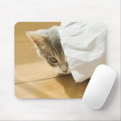 Kitten versteckt sich in Papiertüte Mousepad (Mit Mouse)