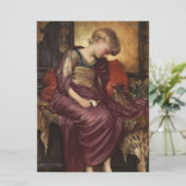 Kitten (von Frederic Leighton) Karte (Stehend Vorderseite)