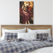 Kitten (von Frederic Leighton) Leinwanddruck (Insitu (Schlafzimmer))