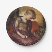 Kitten (von Frederic Leighton) Pappteller (Vorderseite)