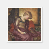 Kitten (von Frederic Leighton) Serviette (Vorderseite)