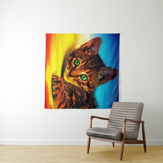 Kitten Wandteppich (Beispiel (Horizontal))