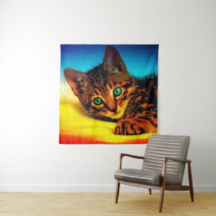 Kitten Wandteppich